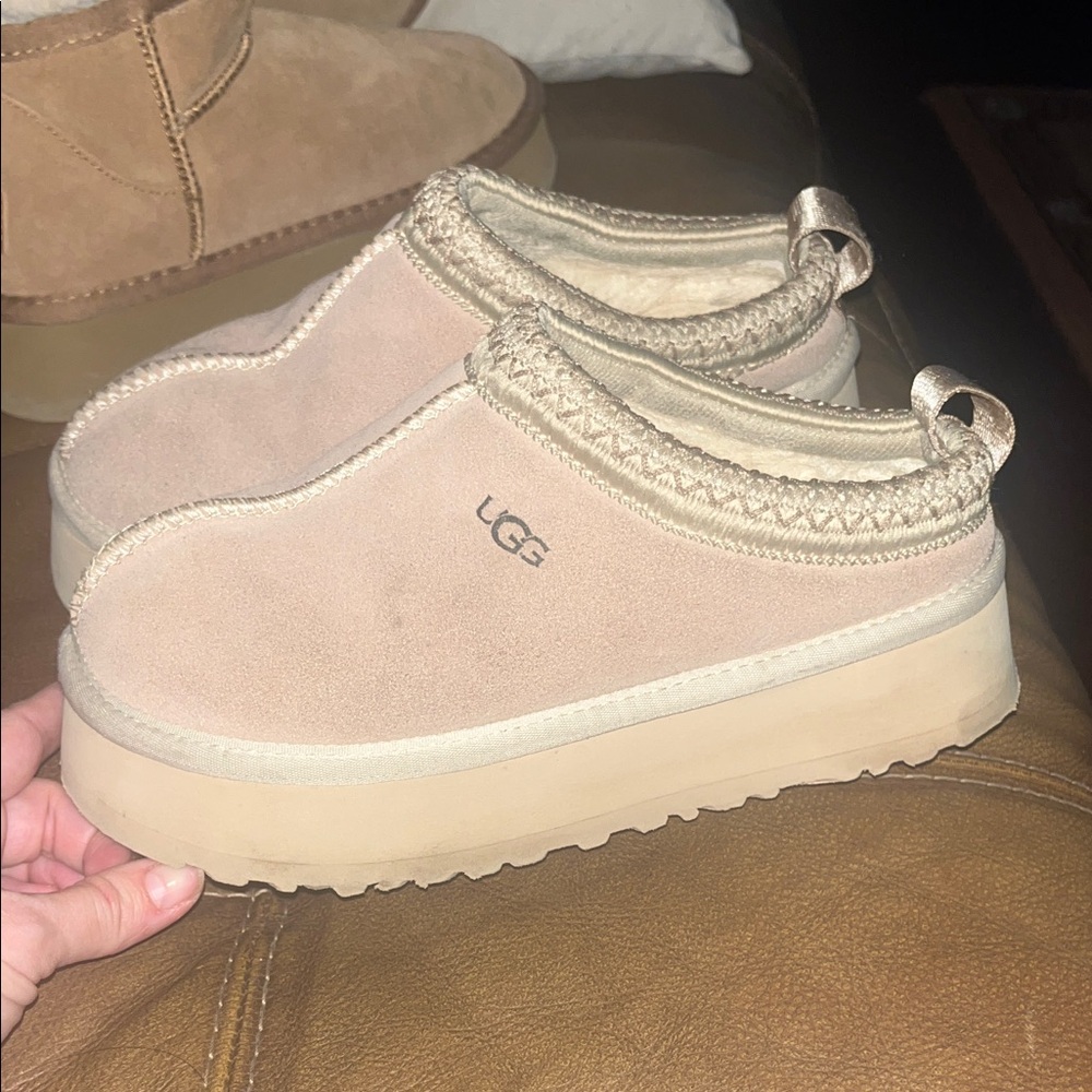 UGG Tan Ankle Boots